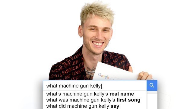 'Machine Gun Kelly Answers the Web\'s Most Searched Questions | WIRED'