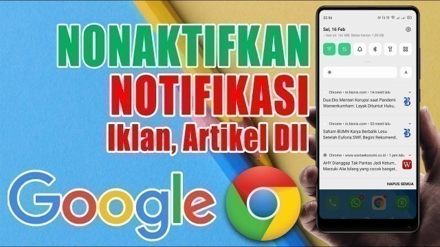 'Cara Menonaktifkan Notifikasi Google Chrome di Android | Memblokir Pemberitahuan Iklan dan Artikel'