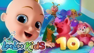 'Having Fun with Ten in the Bed and Zigaloo - THE BEST KIDS SONGS - LooLoo Kids'