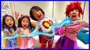 'Superhero Kids Ryan and his sisters 1hr kids video!'