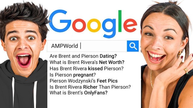 'Most Searched Internet Questions Brent Rivera & Pierson Wodzynski!'