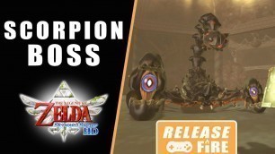 'The Legend of Zelda Skyward Sword Switch Scorpion boss - How to beat Moldarach HD'