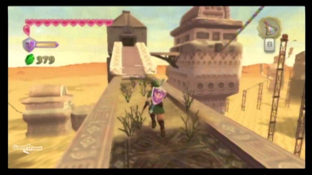 'Legend of Zelda Skyward Sword Walkthrough - PT. 58 - Lanayru Sand Sea - Shipyard'