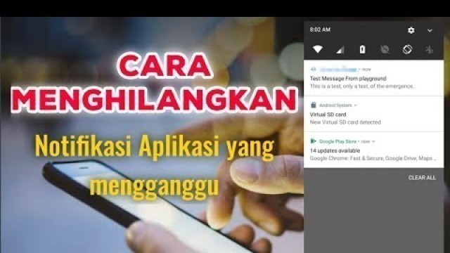 'Cara menghilangkan iklan di atas layar hp'