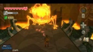 'Zelda Skyward Sword Walkthrough - Earth Temple - Boss - Scaldera (Part 36) | WikiGameGuides'