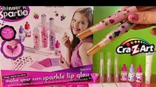 'Cra Z Art Shimmer \'n Sparkle DIY Sparkle Lip Gloss Kit! Make Your Own Lip Gloss!FUN'