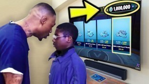 'Kid STEALS DADS Credit Card To Buy V-Bucks! (fortnite)'