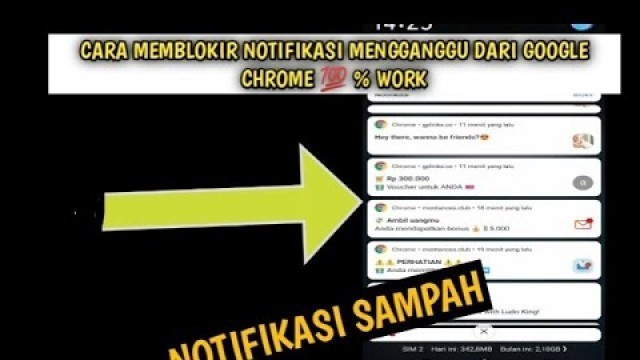 'CARA MEMATIKAN NOTIFIKASI DARI GOOGLE CHROME DI ANDROID | 2020'