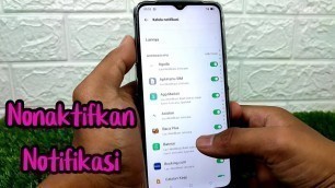 'Cara Menonaktifkan Notifikasi Aplikasi HP Oppo A16, A54 & Oppo A74'