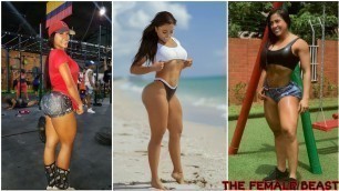 'Colambian Crossfit Athlete Camilita AKA Alejandra Gil Workout Routine // THE FEMALE BEAST'