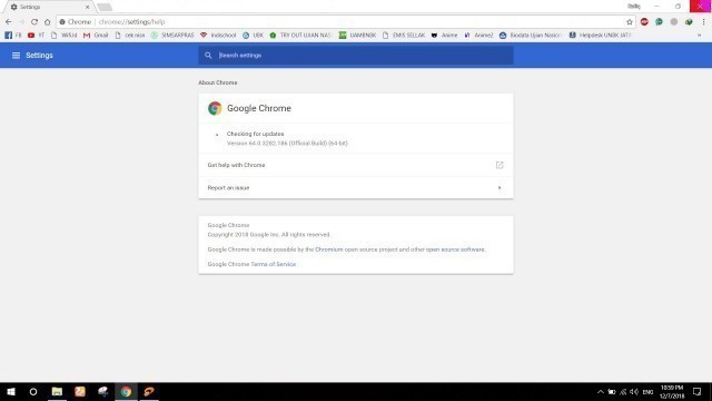 'Cara mematikan update google chrome PC'