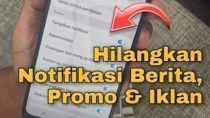 'Cara Menghilangkan Notifikasi Berita/Promosi Berulang-ulang HP Samsung Galaxy M32 M21 A03S M12 M42'