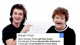 'Stranger Things Cast Answer the Web\'s Most Searched Questions | WIRED'