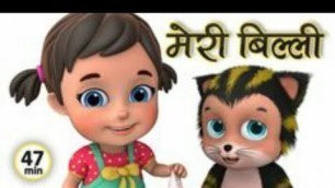 'Meri Billi Kali Pili | मेरी बिल्ली काली पीली | Lulu kids |'