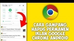 'Cara Menghilangkan Iklan Notifikasi Dari Google Chrome Permanen'