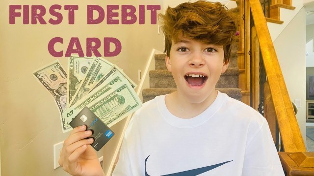 'THIRTEEN YEAR OLD GETS HIS FIRST DEBIT CARD | HIRED FOR HIS FIRST JOB | MAKES BIG MONEY IN ONE MONTH'