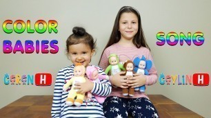 'Ceylin-H feat Ceren-H - Color Babies Song - Little Babies Learn Colors with Finger Family Song Rhyme'