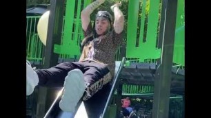 '6ix9ine Playing At Kids Park'