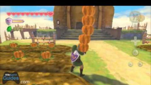 'Zelda Skyward Sword Walkthrough - Sidequest - Pumpkin Landing - Second Task (Part 59)'