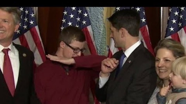 'Paul Ryan stops kid from dabbing'