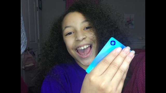 'MY FIRST DEBIT CARD!! Debit cards for kids! Chase First Banking'