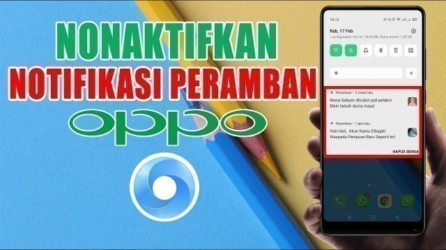 'Cara Menonaktifkan Notifikasi Peramban Oppo | Matikan Pemberitahuan Browser Oppo'