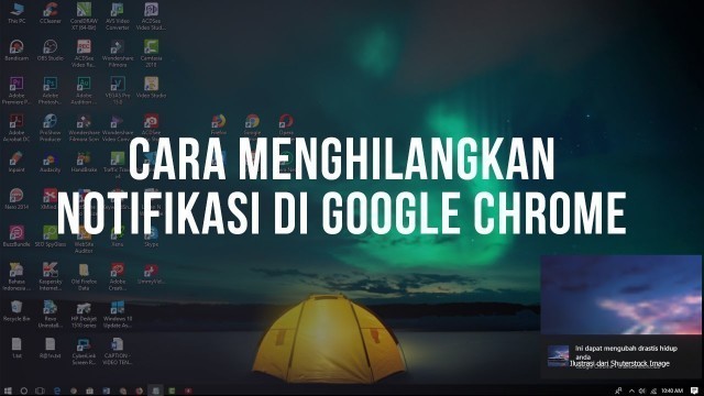 'Cara Menghilangkan notifikasi Google Chrome dengan dua cara'