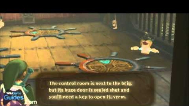 'Zelda Skyward Sword Walkthrough - Sandship - Rescue the Crew - 2nd Small Key (Part 103)'