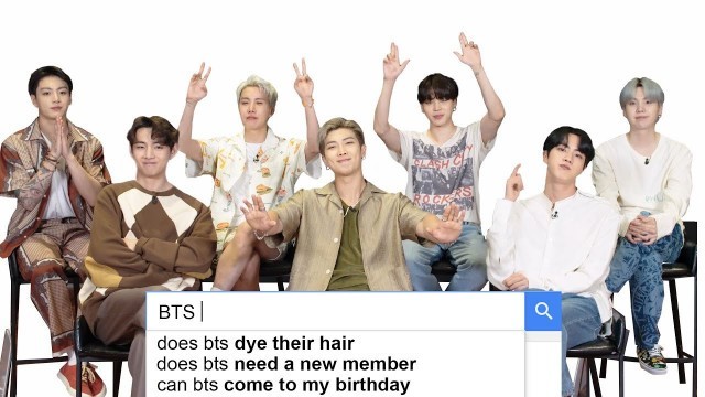 'BTS Answer the Web\'s Most Searched Questions | WIRED'