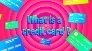 'Financial Education for Kids |Financial Education|What is a credit card for kids?|Financial literacy'