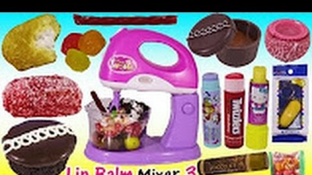 'Magical Lip Balm Mixer 3! Turns Candy into Lip Gloss! Twinkies Twizzlers Cry Baby Bubble GUM! FUN'