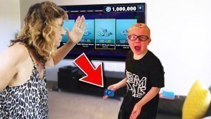 'Kid SCREAMS mom then STEALS credit card to buy v-bucks..  (Fortnite)'