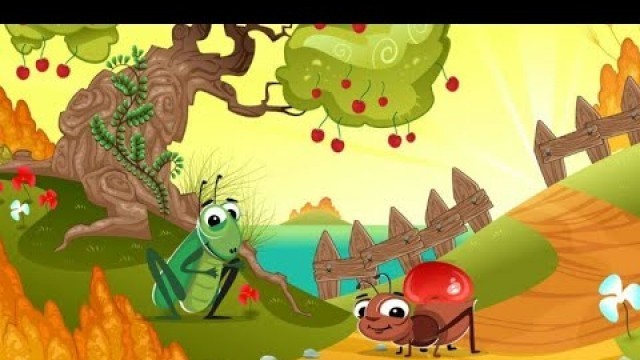 'Ant and Grasshopper |  चींटी ओ टिड्डी | Lulu kids'