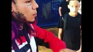 '6ix9ine Tells His Story To Motivate Kids At School'