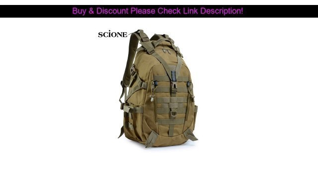 Best 40L Camping Backpack Military Bag Men Travel Bags Tactical Army Molle Climbing Rucksack Hiking