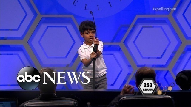 'Spelling Bee | 6-Year-Old Kid Makes History at National Spelling Bee'