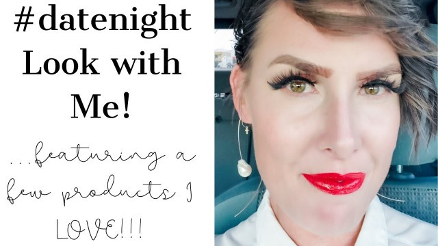 '#datenight Makeup Look |#bareminerals #QuickFlick Eyeliner Stamp and #lashliner Magnetic Eyelashes'