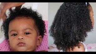 'Baby and Kids Curly Hair Wash Day Routine | Easy Detangling'