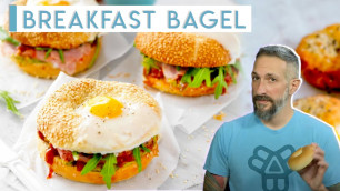 'How to Make the Perfect  BREAKFAST BAGEL  | EasyRecipes | Taste Show'