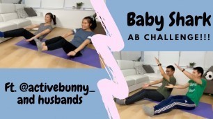 'Baby Shark Abs Challenge | Workout | Winnie | Ft. @activebunny_'