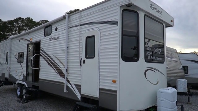 SOLD! 2012 Keystone Retreat 39 KBTS Destination Trailer, 2 Bedrooms, 1.5 Bath, 3 Slides, $24,900