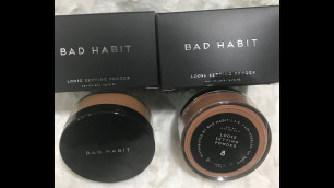 'Makeup Haul | Bad Habit Loose Setting Powder + Demo'