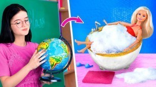 'Never Too Old For Dolls / 7 DIY Barbie Furniture Out Of School Supplies'