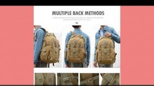 40l Camping Backpack Military Bag Men Travel Bags Tactical Army Molle