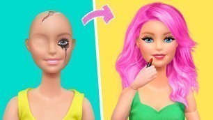 '18 DIY Barbie Miniature Ideas / Makeup for Dolls'