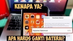 'Kenapa iphone Baterai Health￼ Masih 80% Tapi Cepat Habis Status Servis?'