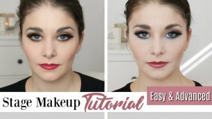 'Stage Makeup Tutorial - Easy AND Advanced Looks for Everyone! | Kathryn Morgan'