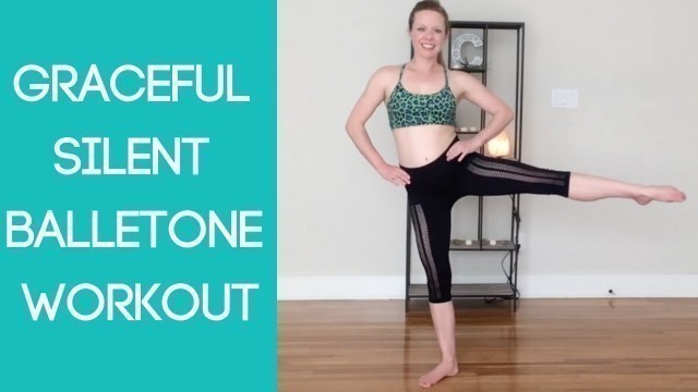 'Balletone Workout | Graceful Silent Ballet Cardio Flow'