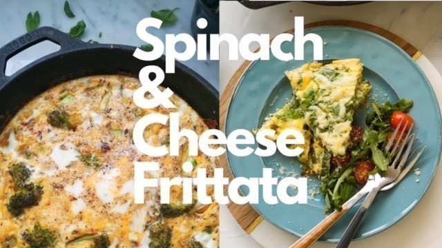 'Egg Recipe for Breakfast I Easy and Healthy Breakfast I Spinach and Cheese Frittata I High Protein'