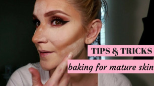 'Tips/Tricks for BAKING In your 30\'s // MATURE SKIN | LadyLuckTutorials'